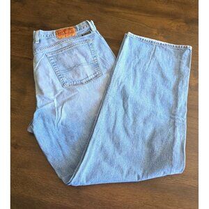 Lucky Brand Light Wash Denim Bootleg Jeans Size 38 Regular Length 100% Cotton Ma